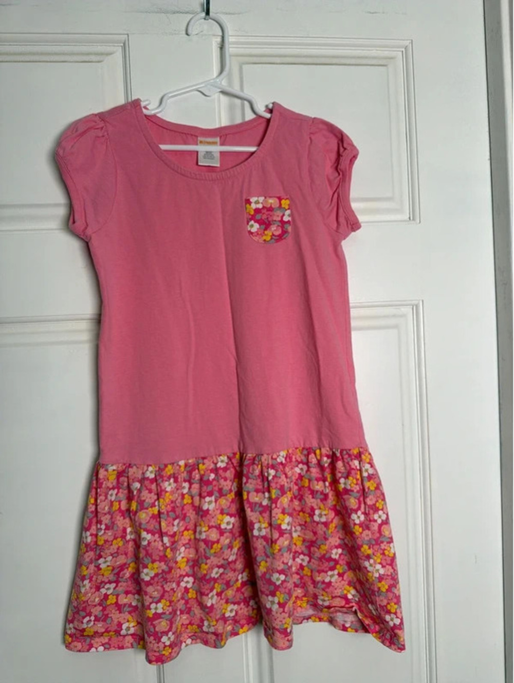 Pink Floral Dress Cotton 7